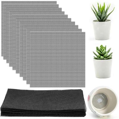 Topfboden 10cm x Pflanztopfboden Korrosion Insekt Atmungsaktiv Sukkulenten Pflanztopf Gartenarbeit Verwendung 50er-Pack Netze, 10cm, Netzgewebe, Vorbeugung, Abwehrmittel,