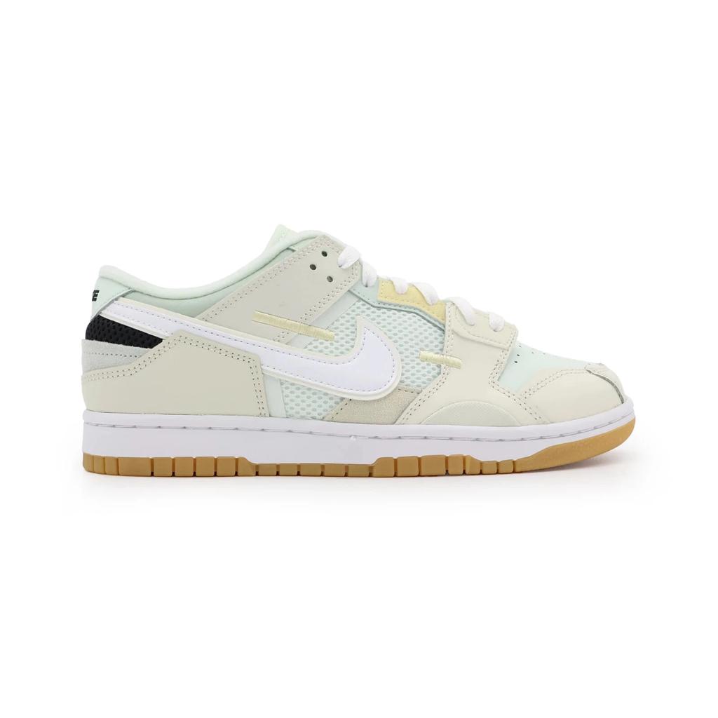 DB0500-100 Nike Dunk Low Scrap Sea Glass Sail White Beige Gum Brown (Men's)