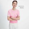 Navigare Women's Color Block Faux Two-Piece Knit Short Sleeve Top