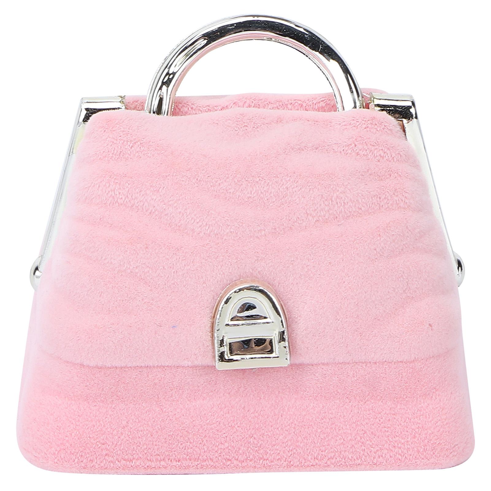 

Коробочка для кольца Ретро Изысканная Прочная Легкая Индивидуальная Сумочка для украшений Коробка-орнамент Фиолетовая розовый