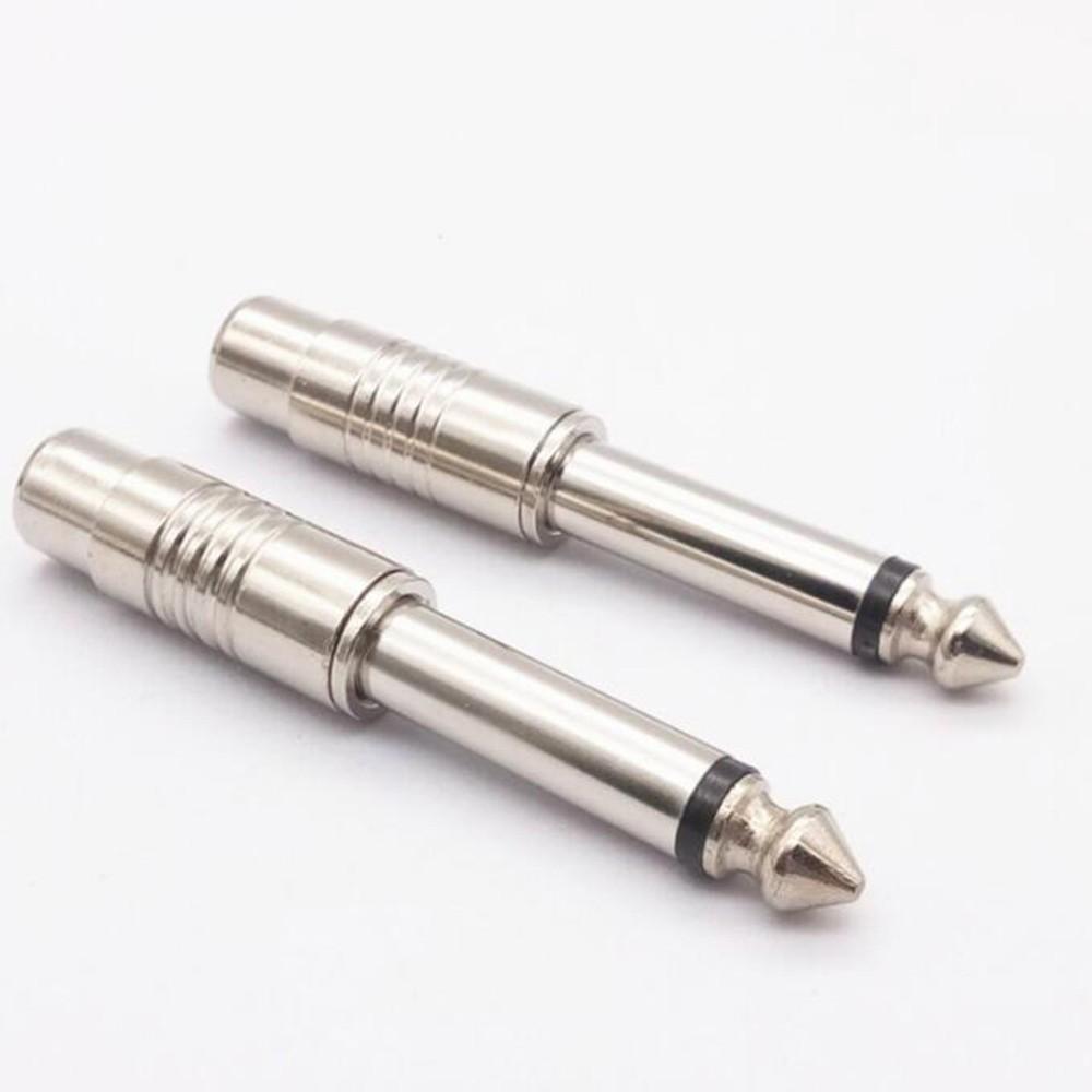 5Pcs Audio Adapters 6.5mm Male to Female Stereo Brand New Hot High Quality