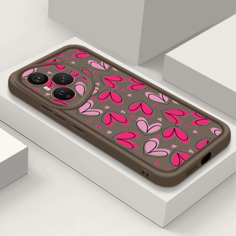 Hand drawn heart-shaped pattern Case For Honor 400 Lite 200 Pro Shockproof Bumper Soft Silicone Cover For Honor X9C Smart X8C