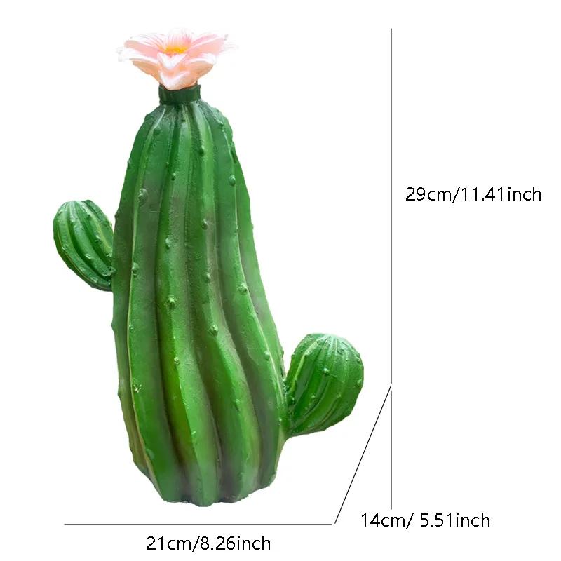 

Новый Кактус Солнечные Изделия Украшения Патио Украшения Открытый Сад Балкон Вилла Украшения Дома Аксессуары Фигурка Фэн-шуй
