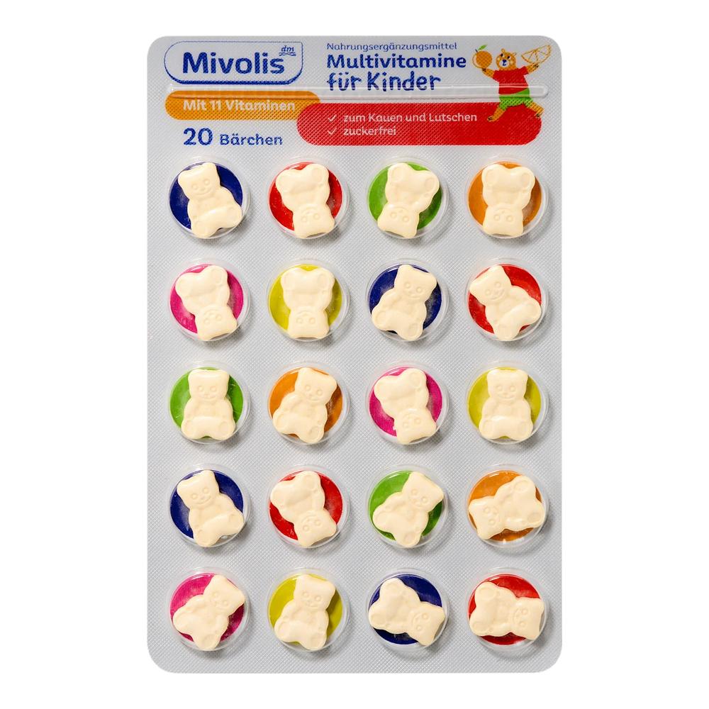 Dm Mibolis Kinder Bear Multivitamin 20 Tablets
