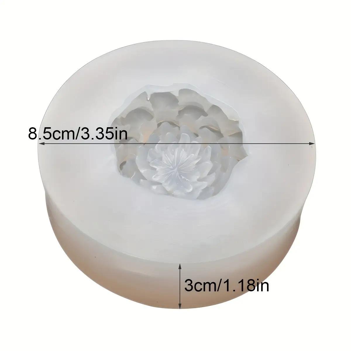 

3D Large Flower Silicone Molds: Durable & Multi-functional for Crafts (Candles/Soap/Resin) - Elegant Floral Home Decor