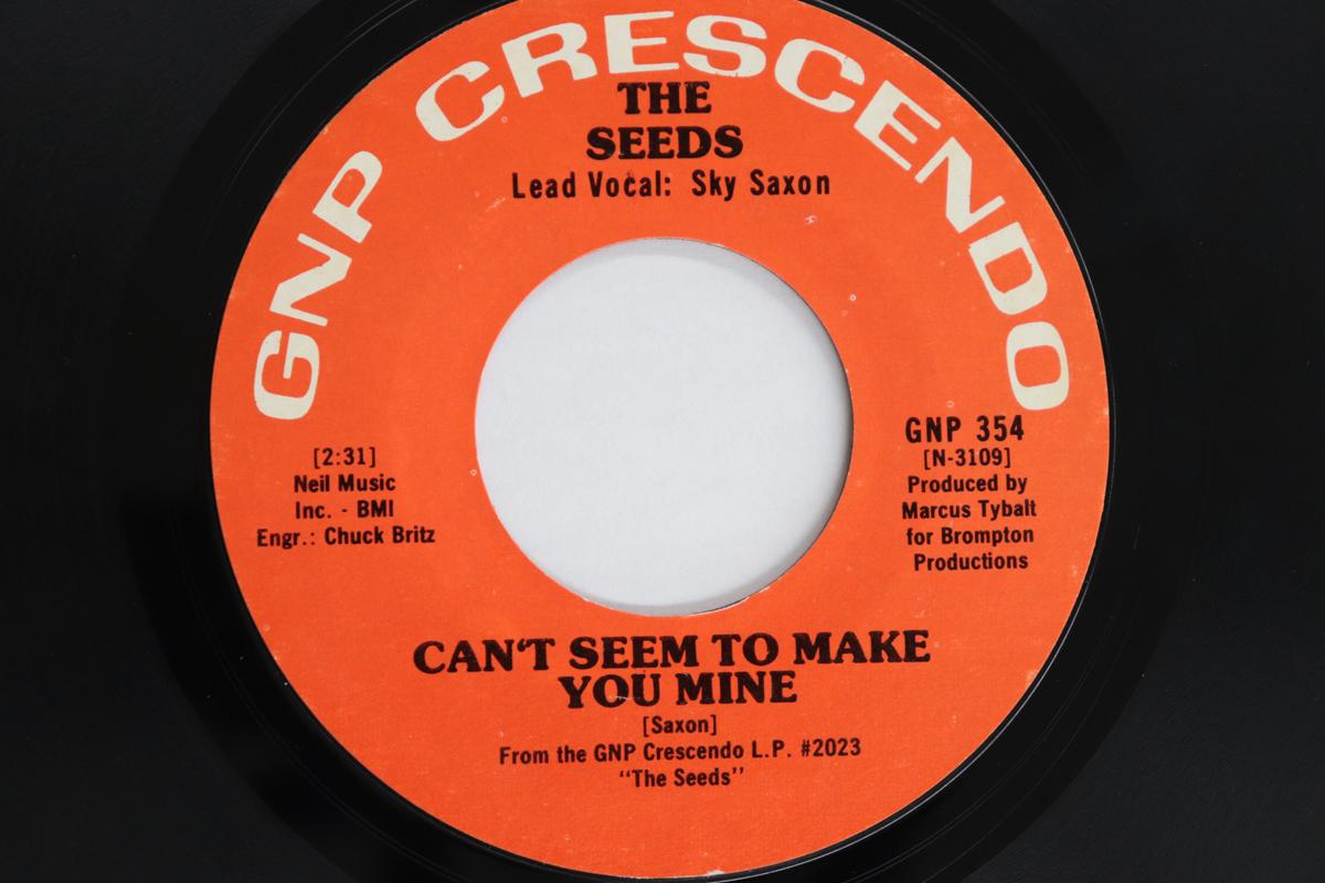 

7-дюймовая пластинка SEEDS - Can t Seem To Make You Mine GNP354 GNP CRESCENDO 1975 США Рок Б/У