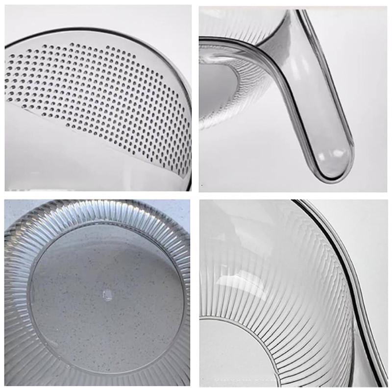 Washing Filter Strainer Basket Rice Cleaner Strainer Rice Rinser Washing Filter Strainer Basket Food Strainer Bowl Food Grade