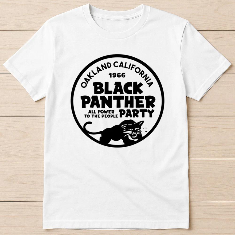 Black Panther Party Cotton Malcolm X Hip Hop Gift Tee T Shirt 6038 S