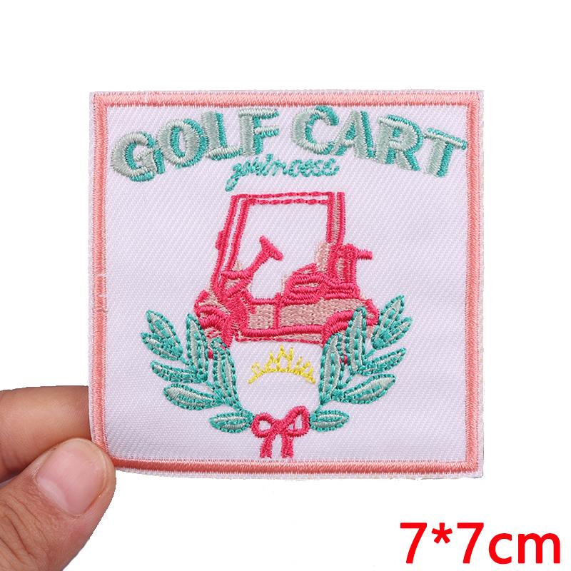 Jeans Backpack Embroidered Patch Cartoon/Letter Slogan Embroidery Patches Iron On Patches For Clothing Thermoadhesive Patches