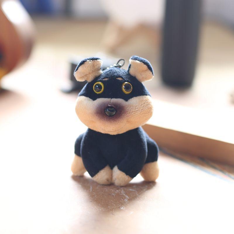 Cute Dog Hornet Plush Toy Keychain Backpack Pendant Gift For Kids Decor Bag