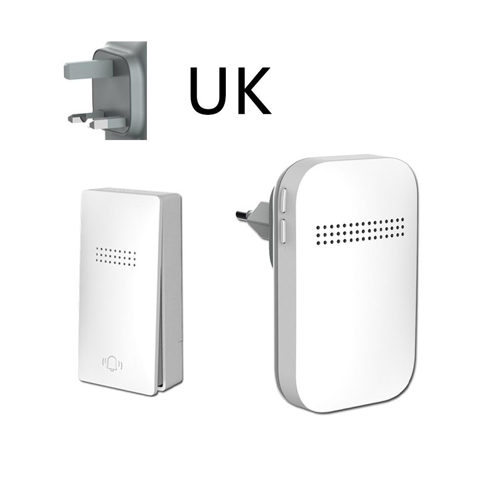 US/UK/EU Plug Electronic Doorbell 38 Songs Chime Smart Doorbell Door Bell Sets  Residential Use