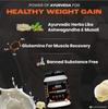 Nutrela Sports Mass Gainer 1KG Vanilla Ice Cream Protein Powder for Muscle Growth and Fitness