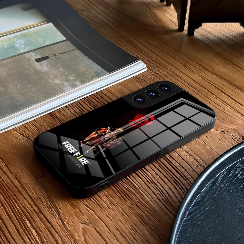 Etui na Telefon Gra Free Fire 2025 Szkło Gorące Dla Samsung S 25 24 Ultra Plus 23 22 21 20 A 34 54 53 Anti Peeping Note20 M 54 Pokrowiec