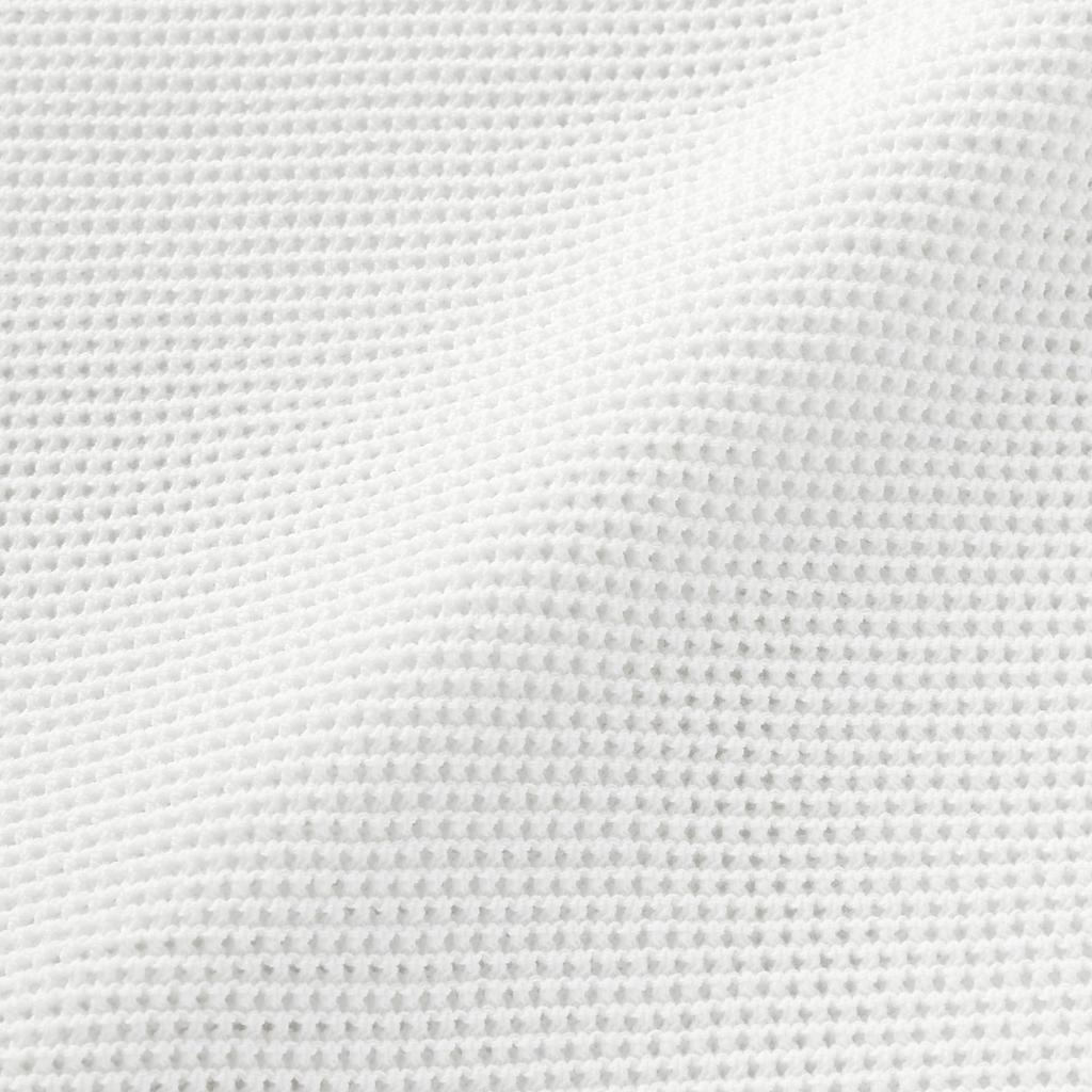 MUJI Strong Twist Mesh French Sleeve XL Women's Sweater, BA1OJA4S, White, Women's