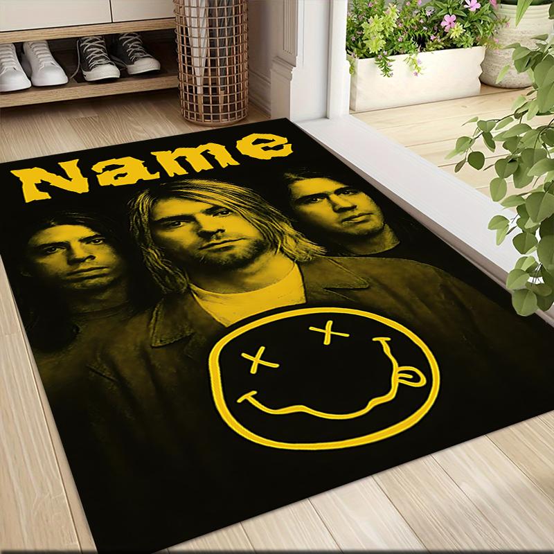 Custom Name FNAF Fan Art Compilation Carpet Rug Customizable Soft Washable Anti-Slip Home Living Room Sofa Mats Personalized Rug. 0909115