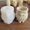 Gnome Flower Pot Silicone Mold Flower Epoxy Resin Casting Succulent Pot Mold
