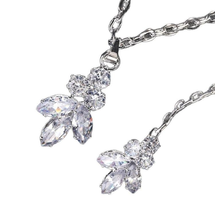 Strass Rückenketten-Halskette für rückenfreies Kleid Braut Hochzeit Hintergrund Halskette für Frauen Lange Rückenkettenkette