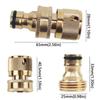 Male Female Threads Garden Hose Quick Connector 3/4 Inch Thread Water Hose Connector  Car Washing