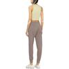 Y-3 FW22 Solid Color Tapered Ankle Sports Pants Women pants Gray HS9820
