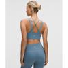 Lululemon Like A ClouD Longline brA  Light Support  D DD Cup Steel Blue