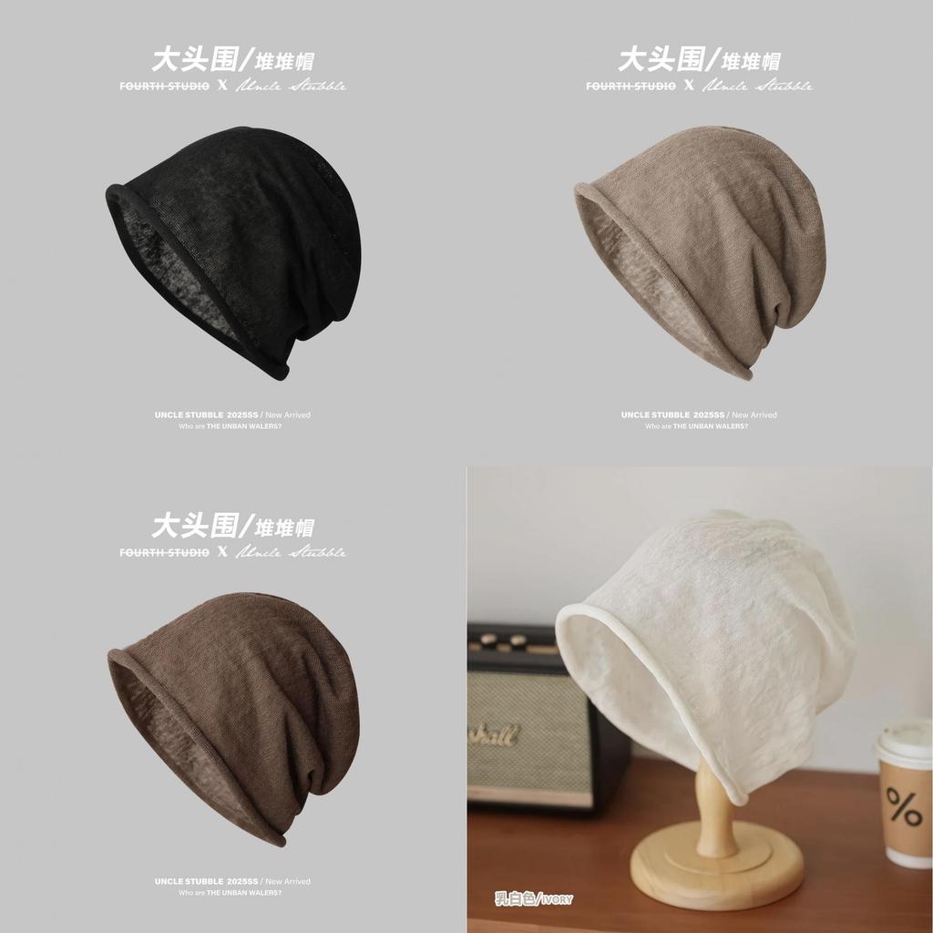 Cotton And Linen Beanie With Foldable Construction For Unisex Daily Wear And Cold Weather Comfort