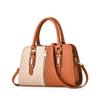 NICOLE DORIS Shoulder PU Brown & Women's Handbag, Bag, Stylish, Cool, Casual, Leather,