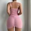 Ladies Sexy Lingerie Sexy Mesh Embroidered Suspender Skirt Thong Suit