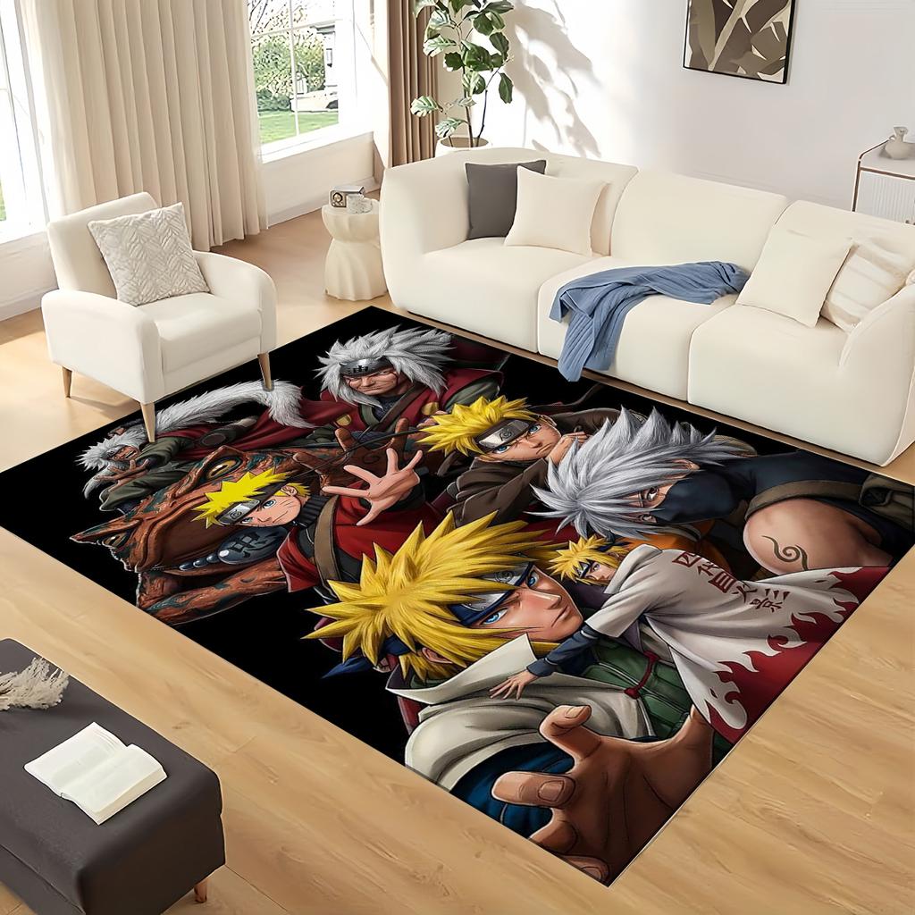 Anime 3D I-IItachii Cartoon Large Carpet Rug for Home Living Room Bedroom Sofa Doormat Decor,Area Rug Non-slip Floor Mat Gift