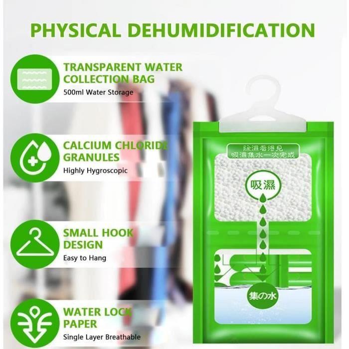 Dehumidifier - TRAHOO - 10 Pieces Dehumidifier Bag - Anti-Mold - Closet Moisture Absorber