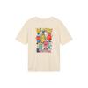 Puma Cartoon Print Round Neck Short Sleeve T-Shirt Men Tops Beige 531335-75