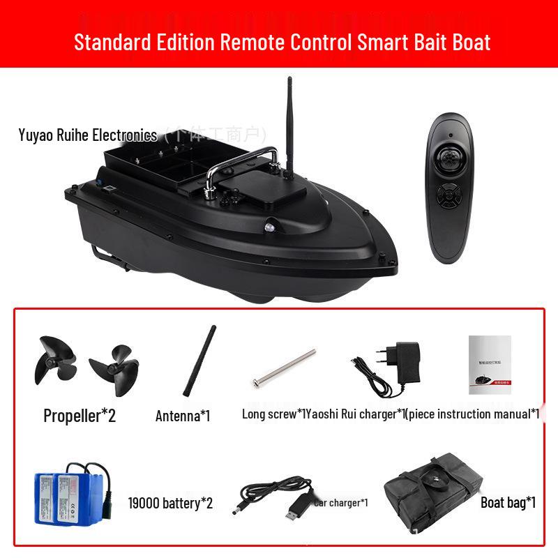 Large Remote Control Bait Boat with GPS & Auto Return for Fast Cruising