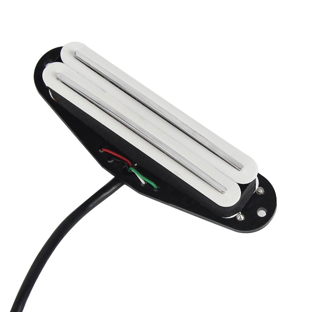 FLEOR 3pcs Ceramic Hot Dual Rails Pickup +Single Coil Pickup+Hot Dual Rails Pickup for ST SSS Electric Guitar Parts