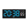 New LED Alarm Clock Two Sets of Simple Desktop Clocks Large Screen Digital Clock Bedroom Bedside