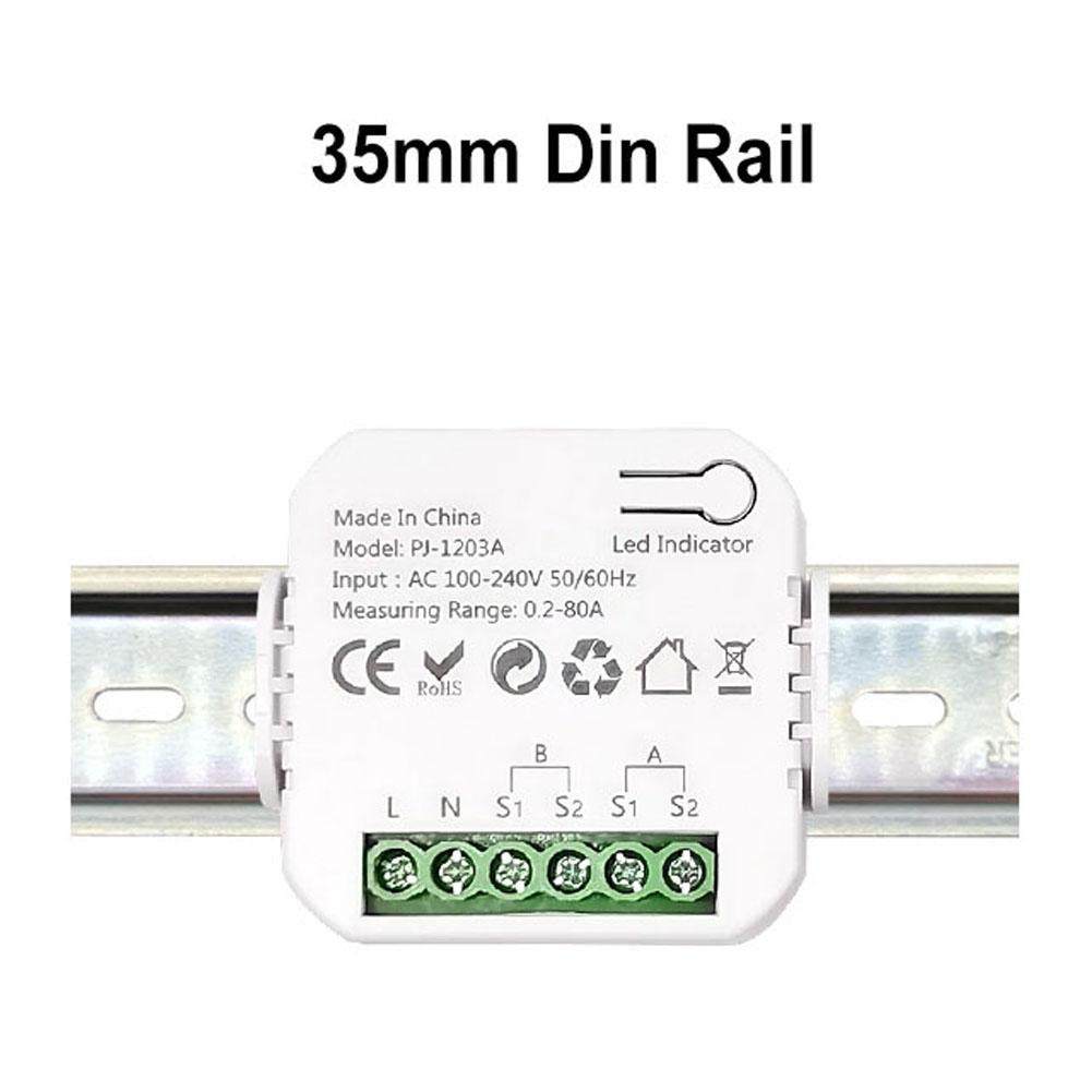 Tuya ZigBee Energy Switch Multifunction Power Voltage Current Meter Mobilephone APP Realtime Power