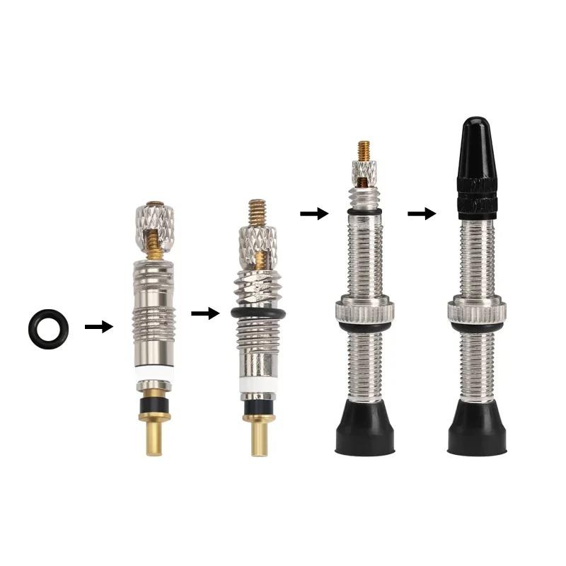 18-teilige Fahrrad-Reparaturwerkzeug-Sets Presta-Ventilkern-Set Fahrrad Schrader-Ventilschlüssel Tubeless-Reifenheber MTB-Reparaturwerkzeuge