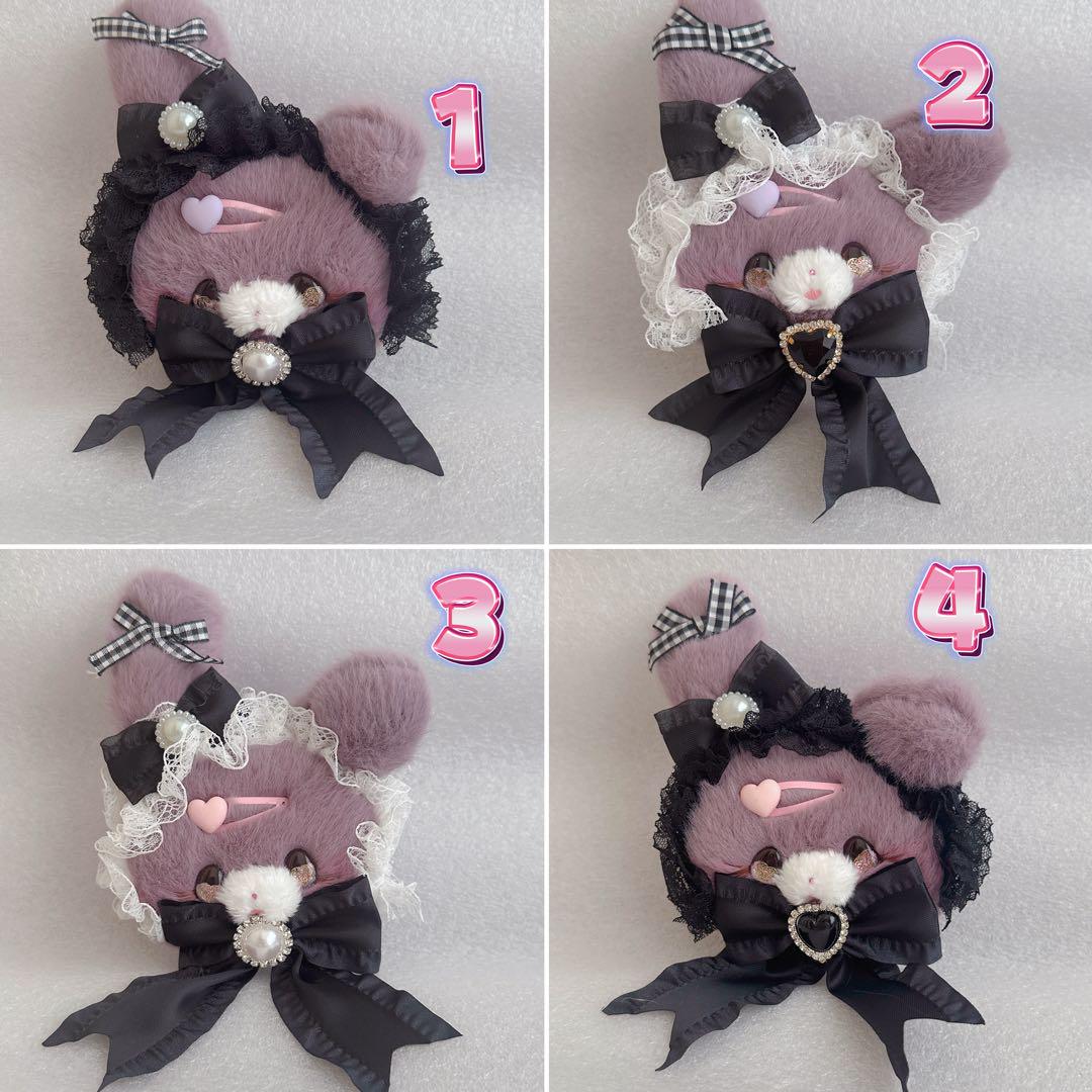 

[USED] Pream Sanrio Artist Teddy Bear Handmade Plush Brooch Single Item