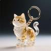 Schattige Kat & Hond Bont Sleutelhanger Hanger - Creatief Transparant Souvenir Cadeau
