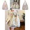Stylish Korean Lace Butterfly Large Capacity Canvas Tote Bag For Women Ideal For Travel