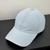 Fashion Hat Washed Denim Cotton Baseball Cap Blue Letter Embroidered Soft Top Cap Retro Trend Small Shade