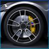 6pcs/Set Sport Car Brake Caliper 3D Sticker Auto Wheel Hub Stickers For BMW E34 E46 E39 E38 E90 E60 E36 F30 F30 F10 E92 E38 E91 G30 G38 M3 M5