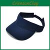 Color Solid Headless Sunshade Cap Duckbill Baseball Men Women Outdoor Hat Summer