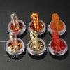 Nail Art Sequins Ins Autumn Thanksgiving Maillard Color Fantasy Maple Leaf Sequins Glitter Set