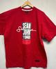 Sean John Graphic Unisex T-shirt Mens Red Logo Short Sleeve Comfort Y2K Tee Unisex T-Shirt