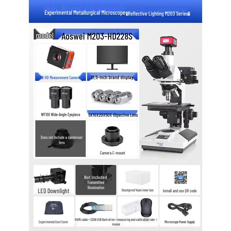 AOSVI High Magnification Metallurgical Microscope