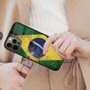 Brazil Brazilian Brasil Flag Vintage Magnetic Phone Case For APPLE iPhone 17 Air 16 14 13 12 Pro Max 15 Plus Wireless MagSafe