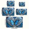 Butterfly & Hearts Gaming Room Rug - Machine Washable Floor Mat for Bedroom Kitchen Laundry Bathroom Entryway Home Decor