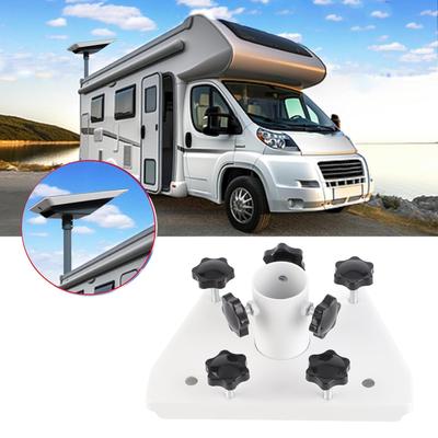 Satellite Internet Pipe Adapter Stable and Safe White Satellite Internet Roof Mount Sponge Protector for V3 Standard Dish
