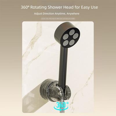 Suction Cup Shower Head Holder Wall Mount Adjustable Shower Rack No Drilling Easy To Install Shower Head Fixed Bracket