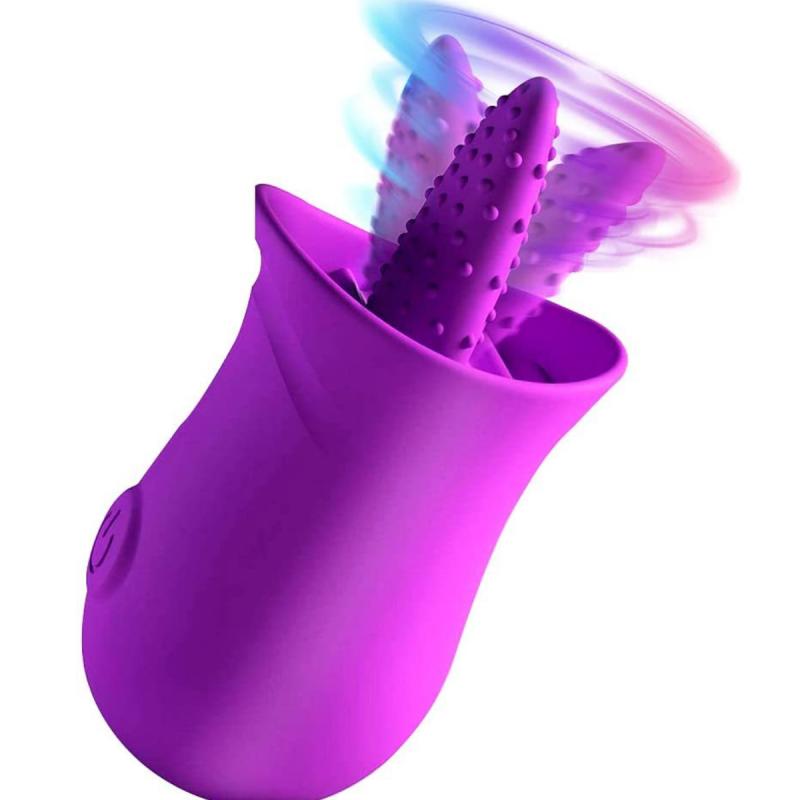 Tongue Licking Vibrater Women Tongue Toy Clit Stimulation Clitoral Stimulator Nipple G Spot Female Vibrators Games for Couple Pleasure Mini Vibrator