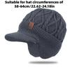 Unisex Winter Hat Plush Fur Lined Warm Earflap Cap Stylish Soft Beanie Hat Outdoor Thick Ski Sports Knitted Hat